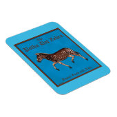 Polka Dot Zebra English Pub Magnet (Rechte Seite)
