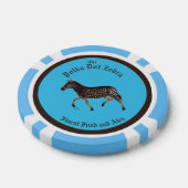 Polka Dot Zebra English Pub Paper Tellers Pokerchips (Einzeln)