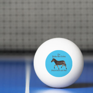 Polka Dot Zebra English Pub Tischtennisball