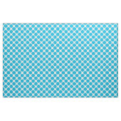 Polka dotiert 3/4 Zoll Türkis auf weiß Stoff (Fat Quarter (45,7 x 55,9 cm))