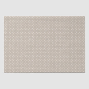 Polka dotiert auf einem texturierten Beige Seidenpapier
