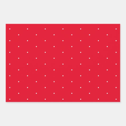 Polka dotiert Schwarz-weißes, grünes, winziges Mus Geschenkpapier Set (Vorderseite 2)