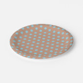 Polka Dots 1 Pappteller (Schrägansicht)