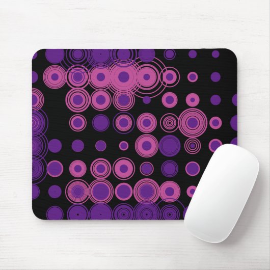 Polka Dots 3 Mousepad (Mit Mouse)