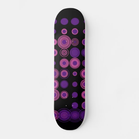 Polka Dots 3 Skateboard (Vorderseite)