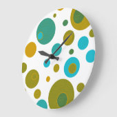 Polka Dots Acrylwand Uhr (Winkel)