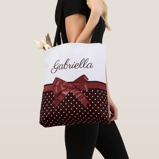 Polka Dots and Bow Tasche (Von Nahem)