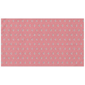 Polka Dots and Bows Pink Schwarz-weiß Retro Style Tischdecke (Vorderseite (Horizontal))