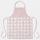 Polka Dots and Checkered Hearts Muster Schürze (Vorderseite)