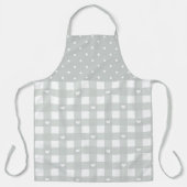 Polka Dots and Checkered Hearts Muster Schürze (Vorderseite)