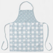 Polka Dots and Checkered Hearts Pattern Schürze (Vorderseite)