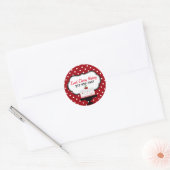 Polka Dots and Cherry Cake Bakery Sticker (Umschlag)