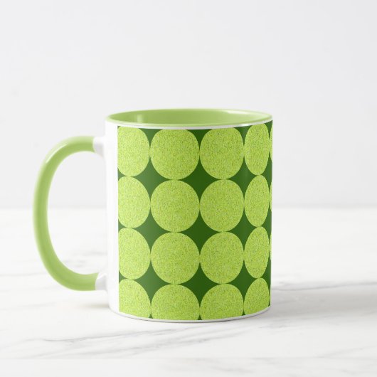 Polka Dots and Diamonds by Shirley Taylor Mug Tasse (Links)
