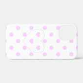 Polka Dots and Hearts 4 - Weiß - niedlich mädchenh Case-Mate iPhone Hülle (Rückseite (Horizontal))