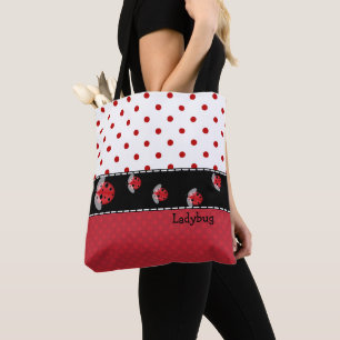 Polka Dots and Ladybugs überall in der Print-Tasc Tasche