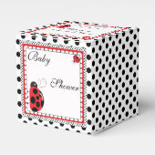 Polka Dots and Niedliche Ladybugs Gastgeschenk Box Geschenkschachtel (Vorderseite)