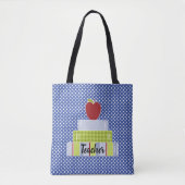 Polka Dots and Stack Books Teachers Tasche (Vorderseite)