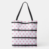 Polka Dots and Stripes Tasche (Rückseite)