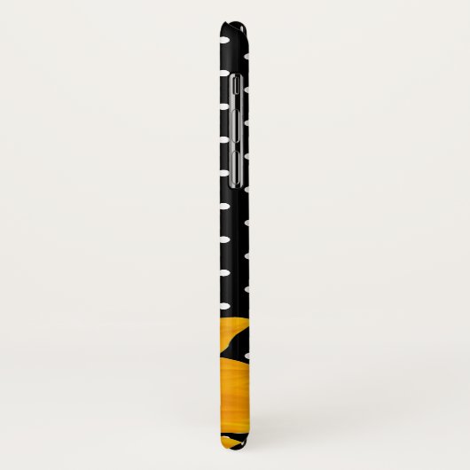 Polka Dots and Sunflower iPHone X Case (Hinten/Links)