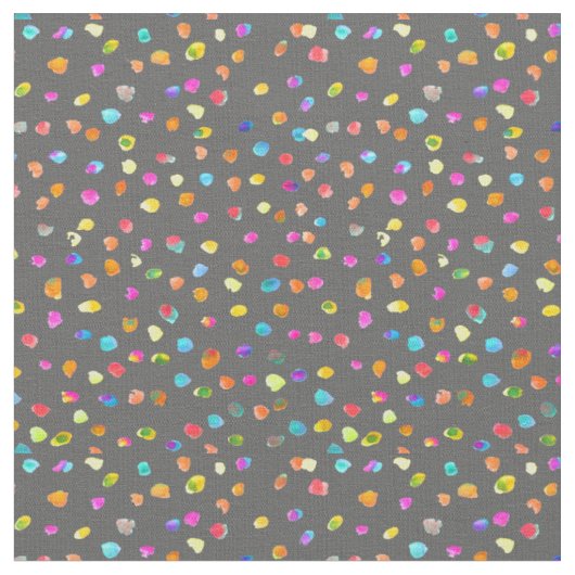 Polka dots Aquarell boho Pop Art Stoff (Nahaufnahme)