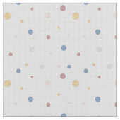 Polka Dots auf weißem Stoff durch das Gardfett Qua (Nahaufnahme)