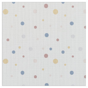 Polka Dots auf weißem Stoff durch das Gardfett Qua