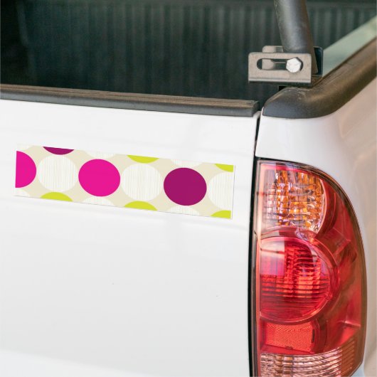 Polka Dots Autoaufkleber (Auf Lkw)