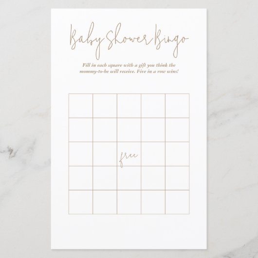 Polka Dots Baby Bear Bingo Baby Showspiel (Vorderseite)