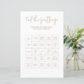 Polka Dots Baby Bear Guest Bingo Baby Showspiel (Stehend Vorderseite)