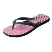 Polka Dots Badesandalen (Schrägansicht)