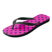 Polka Dots Badesandalen (Schrägansicht)