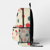 Polka Dots Bedruckter Rucksack (Rechts)