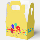 Polka Dots Birthday Balloons Vielen Dank Geschenkschachtel (Offen)