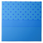 Polka Dots, Blue on Blue, Fliese (Vorderseite)