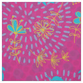 Polka Dots & Blume Stoffdesign Stoff (Muster)