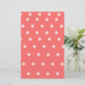 Polka dots briefpapier (Stehend Vorderseite)