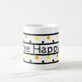 Polka Dots Bumble Bee Kaffeetasse (Mittel)
