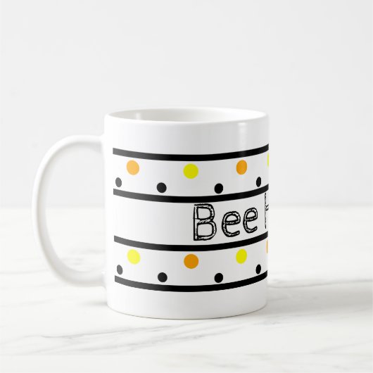 Polka Dots Bumble Bee Kaffeetasse (Links)