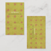 Polka Dots Business Card Visitenkarte (Vorne/Hinten)