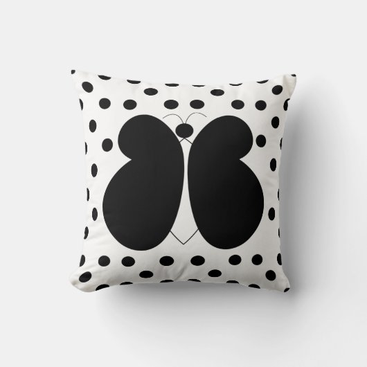 Polka Dots Butterfly Kissen (Vorderseite)