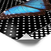 Polka-dots Butterfly Pattern Office Peace Destiny Poster (Ecke)