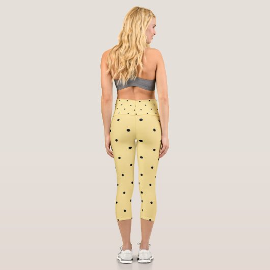 Polka Dots Capri Leggings (Rückseite)