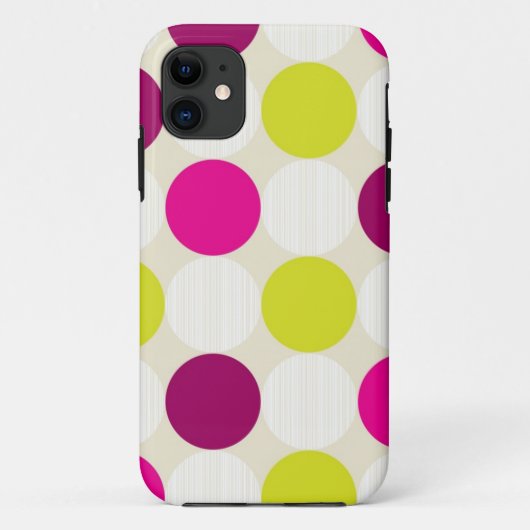 Polka Dots Case-Mate iPhone Hülle (Rückseite)