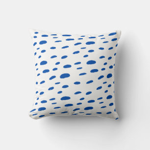 Polka Dots Cobalt Blue Pattern Kissen