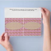 Polka Dots Custom Candy Bar Wrappers Gastgeschenke Flyer (Hand)