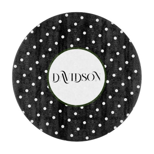 Polka Dots Cutting Board Schneidebrett (Vorderseite)