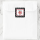 Polka Dots & Daisy Brautparty Sticker (Tasche)