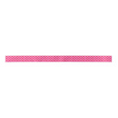 Polka Dots Dotted DIY Colors Hot Pink Red Satinband (Vorderseite)