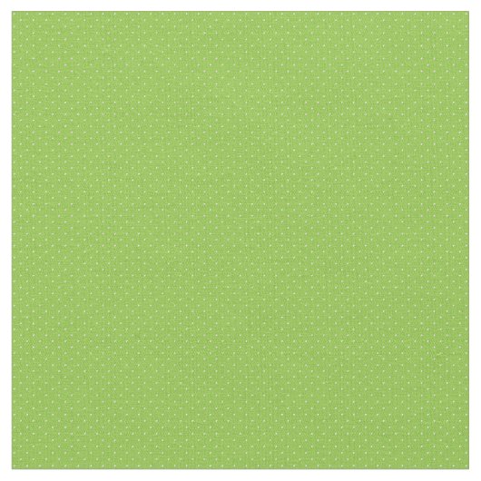 Polka Dots Fabric-21-weiß auf hellgrün Stoff (Nahaufnahme)
