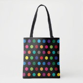 Polka Dots farbig Tasche (Vorderseite)